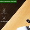 ZLGONRL Wooden Coffee Table Triangle Coffee Table Rubber Wood,Mid-Century Modern Coffee Table Abstract End Table (Natural 36) view 4