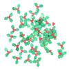 HOOTNEE Red Green Christmas Confetti 100pcs Table Decorations Fruits Leaves Shaped for Wedding Birthday Celebration view 1