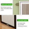 ZLGONRL Folding Dining Table Floating Desk Wall Mounted Drop Leaf Kitchen Table Convertible Narrow Desks for Small Spaces (White+Black 100 * 40cm) view 4