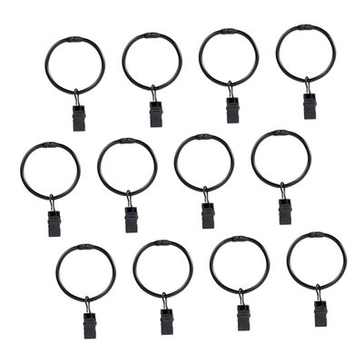 Cabilock 24pcs Laundry Hangers Curtain Rings Warm Easy to Install for Shower Curtains