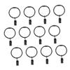 Cabilock 24pcs Laundry Hangers Curtain Rings Warm Easy to Install for Shower Curtains view 1