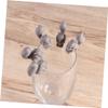 Cabilock 5pcs Capacity Silicone Tea Bag Holder Squirrel Shape Tea Bag Infuser Grey view 4
