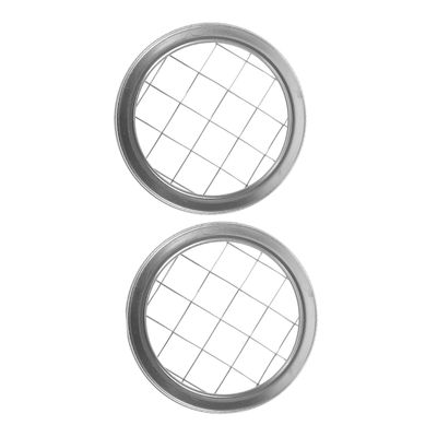 balacoo 2pcs Stainless Steel Flower Jar Lids for Flower Arrangement and Canning Durable Design for Easy Diy Compatible with Wide Mouth Mason Jars