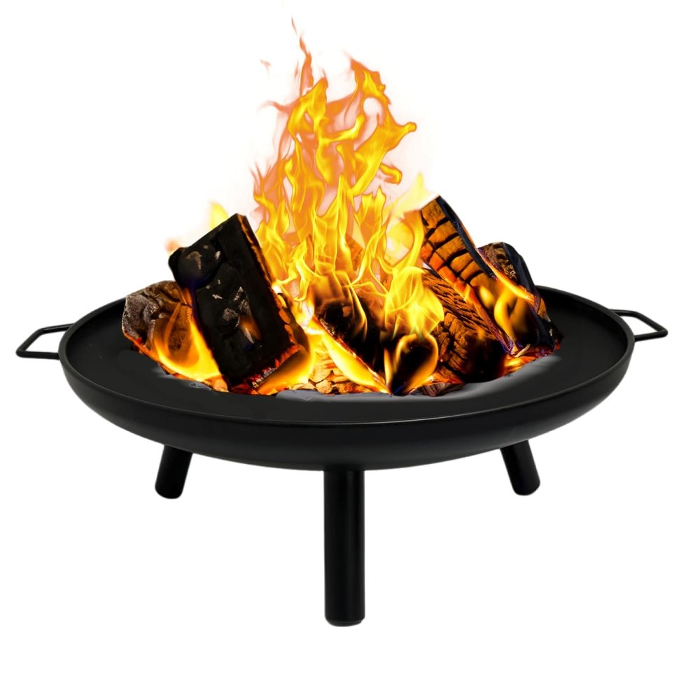 GasOne 23 in Outdoor Wood Burning Fire Pit Durable Alloy Steel Fire Pits for Outside Small Fire Pit for Backyard, Porch, Deck, Camping, BBQ