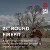 GasOne 23 in Outdoor Wood Burning Fire Pit Durable Alloy Steel Fire Pits for Outside Small Fire Pit for Backyard, Porch, Deck, Camping, BBQ view 2