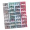 MAGICLULU 6pcs Stackable Shoe Storage Box Thicken Plastic Organizer for Sneakers Small Pink for Closet Entryway under Bed Storage view 1