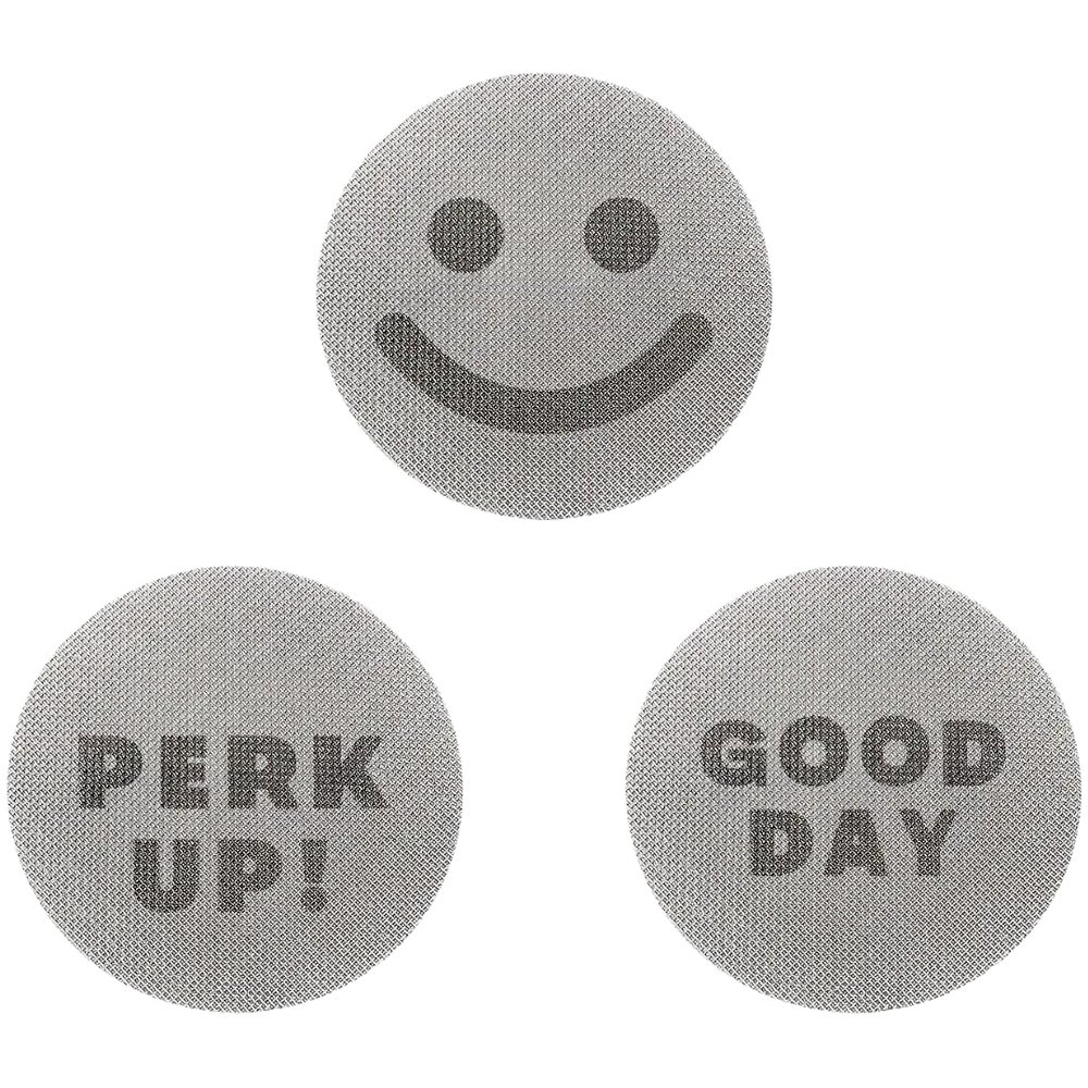 FLUR Happy Pucks (3Pack) Espresso Puck Screens for Breville - Reusable Coffee Filter Screens Compatible with 51mm, 53.3mm, and 58.5mm Portafilters - 1.7mm Thickness - 316 Stainless Steel (58.5mm)