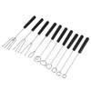 10 Pieces Stainless Steel Chocolate Dipping Forks Set - Stainless Steel Chocolate Fork DIY Chocolates Cutlery for Handmade Chocolates, Truffles, with PP Handle  view 1