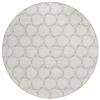 Addison Rugs Chantille ACN960 Ivory 8' x 8' Indoor Outdoor Round Rug, Easy Clean, Machine Washable, Non Shedding, Bedroom, Entry, Living Room, Dining Room, Kitchen, Patio Rug view 3