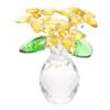 Cabilock 1pc Decorative Small Vase Unique Crystal Adornment for Home Decor for Desktop Rustic Farmhouse Aesthetic Design for Use view 1