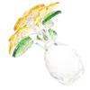 Cabilock 1pc Decorative Small Vase Unique Crystal Adornment for Home Decor for Desktop Rustic Farmhouse Aesthetic Design for Use view 3