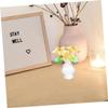 Cabilock 1pc Decorative Small Vase Unique Crystal Adornment for Home Decor for Desktop Rustic Farmhouse Aesthetic Design for Use view 4