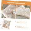 MERRYHAPY Wedding Pillow Cushion with Decoration Color Elegant Holder for Wedding Engagement Proposal Bridal Shower Romantic Party Supplies view 3