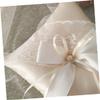 MERRYHAPY Wedding Pillow Cushion with Decoration Color Elegant Holder for Wedding Engagement Proposal Bridal Shower Romantic Party Supplies view 4
