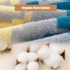 SEMAXE 18-Pack Bath Towel Set Include 6 Bath Towels, 6 Hand Towels, 6 Wash Cloths, 100% Cotton Bathroom Towels with Hanging Loops, Soft and Absorbent Towel, Colorful Towel - Checkered Collection view 2