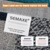 SEMAXE 18-Pack Bath Towel Set Include 6 Bath Towels, 6 Hand Towels, 6 Wash Cloths, 100% Cotton Bathroom Towels with Hanging Loops, Soft and Absorbent Towel, Colorful Towel - Checkered Collection view 3