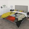 RIVINE Pablo Picasso Style Duvet Cover Set 3 Pieces Dora Maar with Cat Soft Breathable Bedroom Bedding Set with 2 Pillow Shams Zipper 4 Ties Oversize King view 3