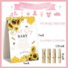 Baby Shower Games - Honey Bee Don't Say Baby Clothespin Game, 1 Sign and 50 Mini Clothespins, Gender Reveal Game, Sunflower Bee Baby Shower Decoration Supplies (JZC17) view 2