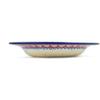 Polmedia Polish Pottery Pasta Bowl 9-inch - Love Struck Pattern Handmade in Boleslawiec Poland by Ceramika Artystyczna + Certificate of Authenticity view 3
