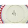 Polmedia Polish Pottery Pasta Bowl 9-inch - Love Struck Pattern Handmade in Boleslawiec Poland by Ceramika Artystyczna + Certificate of Authenticity view 4