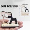 6'' Chihuahua Long Hair Dog Memorial Suncatcher Window Hanging Dog Memorial Ornament Loss of Pet Sympathy Gift for Dog Lover in Loving Memory for Loss Dog SC-D-B4-6-24 view 4