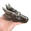 AtkitS Crystal Natural Crystal Dragon Skull Faucet Crystal Sculpture Ornaments Hand Carved Collection Home Decoration view 1