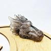 AtkitS Crystal Natural Crystal Dragon Skull Faucet Crystal Sculpture Ornaments Hand Carved Collection Home Decoration view 2