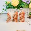 AtkitS Crystal Natural Crystal Wolf Tooth Calcite Tower Point Home Mineral Specimen Ornaments Witchcraft Wand ore Crafts view 1