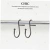 SHOWERORO 12pcs Shower Curtain Hooks Sliding Bathroom Curtain Hangers for Shower Rods for Bathroom Bedroom and Living Room Use view 4