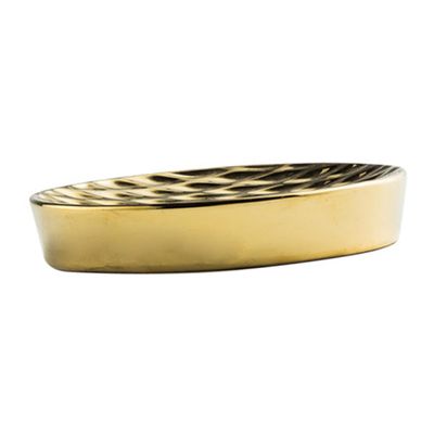 Garneck 1pc Soap Dish Bathroom Soap Holder in Sink Sponge Holder Vanity Tray Bath Soap Liquid Sink Tray Sink Soap Holder Shower Gel Bathroom Soap Holding Dish Jewelry Gold Ceramics
