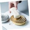 Garneck 1pc Soap Dish Bathroom Soap Holder in Sink Sponge Holder Vanity Tray Bath Soap Liquid Sink Tray Sink Soap Holder Shower Gel Bathroom Soap Holding Dish Jewelry Gold Ceramics view 4