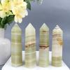 Crystal Natural Crystal Afghan Jade Tower Witchcraft A la Carte Home Decor Gift (Size : 1PC) view 4