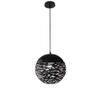 Simple Industrial Retro Sphere Iron Metal Droplight Black Hanging Lamps Compatible with Bedrooms Kitchen Island Wire Cage Chandelier Ceiling Lamp Floodlight E27 Adjustable Suspension Light Compatible view 1