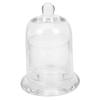 ABOOFAN Candle Cup Tabletop Candle Holder Glass Tea Light Stand Glass Candle Holder Desktop Tea Light Holder Desk Candlestick Desktop Candlestick Desktop Tea Light Stand Glass Candle Stand view 1