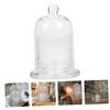 ABOOFAN Candle Cup Tabletop Candle Holder Glass Tea Light Stand Glass Candle Holder Desktop Tea Light Holder Desk Candlestick Desktop Candlestick Desktop Tea Light Stand Glass Candle Stand view 3