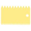 Baking Scrapers Cream Spatulas Pastry Tools Food grade Kitchen (Yellow) view 4