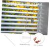 Cabilock 100pcs Vertical Blinds Replacement Connector Easy Install Distance Slats Curtain Locator Clips for Home Use view 2