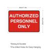 Authorized Personnel Only Outdoor Street & Home Bar Club Kitchen Restaurant Wall Art Decor Plaque Signs 12X8Inch view 4