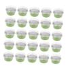 Beaupretty 50pcs Dessert Cups with Lids Premium Pudding and Baking Cups Light Green High Temperature Resistant for Desserts Yogurt and Events view 1