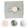 Ciieeo 1pc Coral Fleece Round Hand Towels for Kitchen and Bathroom Soft Highly Absorbent Towel for Wiping Hands Decorative and Functional Accessory Green view 4
