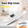 GOPAS Drawer and Shelf Liner for Kitchen Cabinets Non-Adhesive Cabinet Liners for Shelves Strong Grip Non Slip Waterproof Cupboard Liner for Dresser Refrigerator, Bathroom, Flower,17.5IN X 10FT view 2