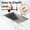 GOPAS Drawer and Shelf Liner for Kitchen Cabinets Non-Adhesive Cabinet Liners for Shelves Strong Grip Non Slip Waterproof Cupboard Liner for Dresser Refrigerator, Bathroom, Flower,17.5IN X 10FT view 3