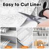 GOPAS Drawer and Shelf Liner for Kitchen Cabinets Non-Adhesive Cabinet Liners for Shelves Strong Grip Non Slip Waterproof Cupboard Liner for Dresser Refrigerator, Bathroom, Flower,17.5IN X 10FT view 4