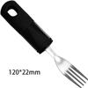 AQIANGJY Dinner Forks Stainless Steel Steak Fork Anti-Shake Creative Dinner Forks Flatware Forks Durable Dishwasher Safe Durable Convenient Dessert Forks view 2
