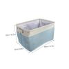 ABOOFAN 1pc Pet Toy Basket Folding Toys Basket Sundries Basket Storage Basket Sundries Container Home Storage Container, 36X22X26CM, Blue, YJECC0CODC17K10179HAE view 2
