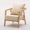 Accent Chair Modern Sofa Chair Thick Upholstered Lounge Arm Chair with Solid Wood Frame Soft Cushion for Living Room Bedroom Belcony (Color : F) view 1
