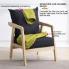 Accent Chair Modern Sofa Chair Thick Upholstered Lounge Arm Chair with Solid Wood Frame Soft Cushion for Living Room Bedroom Belcony (Color : F) view 2
