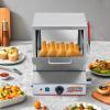 20L/ 5.28 gal Hot Dog Steamer Countertop Hot Dogs & Buns Display Case Electric Stainless Steel Bun Cooker Temperature Control Food Warmer with Acrylic Window view 3
