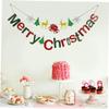 CIMAXIC Hanging Christmas Banner Christmas Decorations Party Banner Decorative Bunting view 3