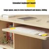Wooden Writing Computer Desk Multifunction PC Desk Home Study Desk with Storage Bookshelf, Easy to Assemble Writing Workstation for Home Office (Color : Blue) view 4